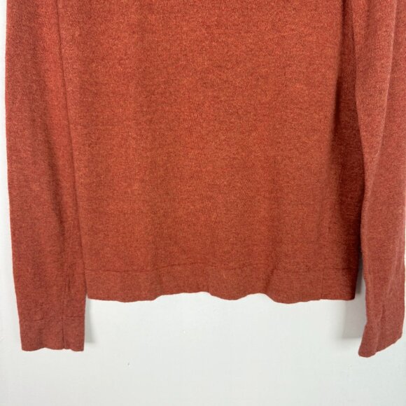 J. Crew Factory Cotton-Wool Blend Teddie Sweater Crewneck Clay Size Small S EUC - Picture 3 of 8